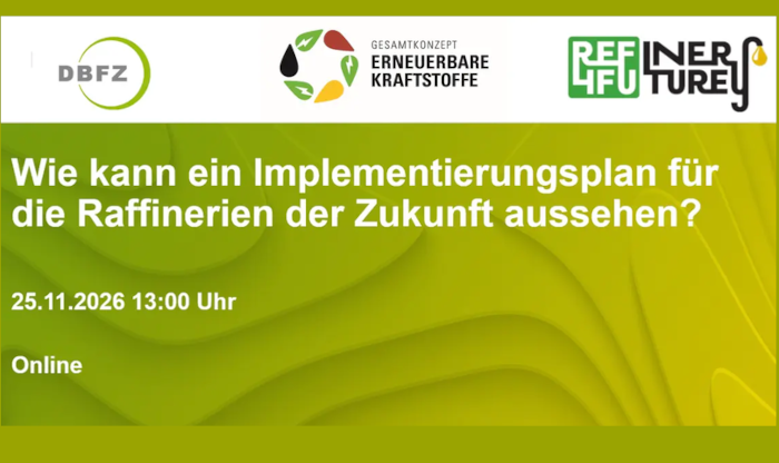 Raffinerien der Zukunft - Online-Workshop InnoFuels